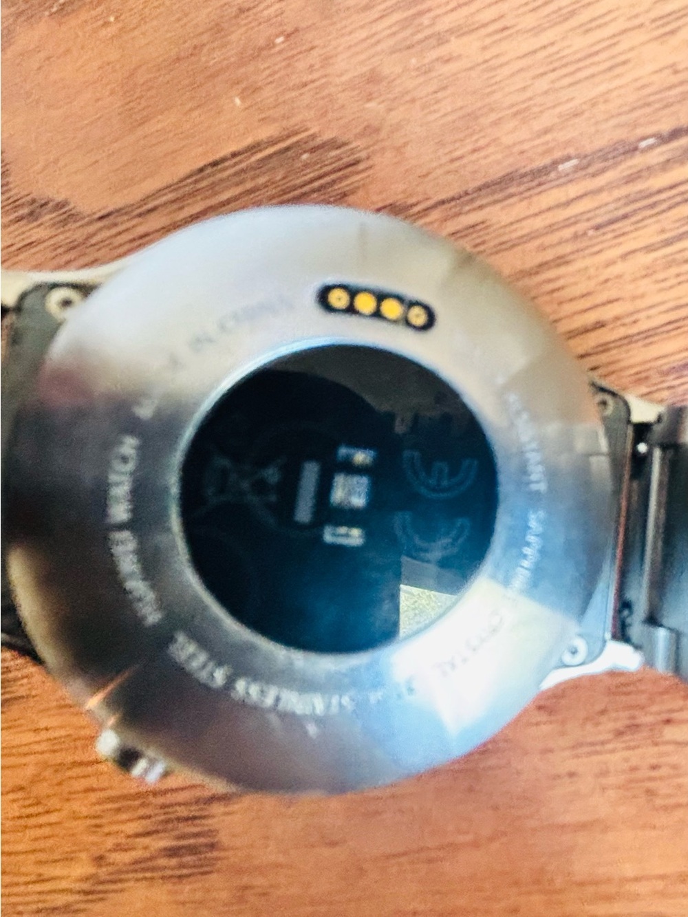 Huawei Silver Smartwatch with Black Dial and Green Accents - Picture 2 of 12